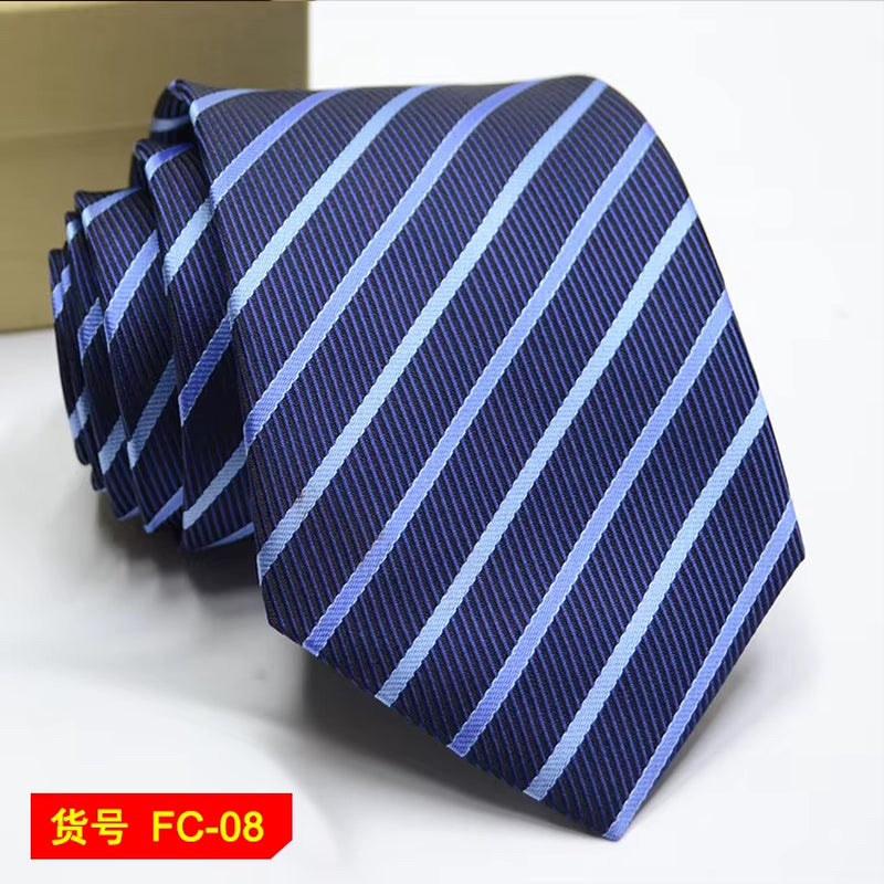 67 Styles Men'S Ties Solid Color Stripe Flower Floral 7-8Cm Jacquard Necktie Accessories Daily Wear Cravat Wedding Party Gift