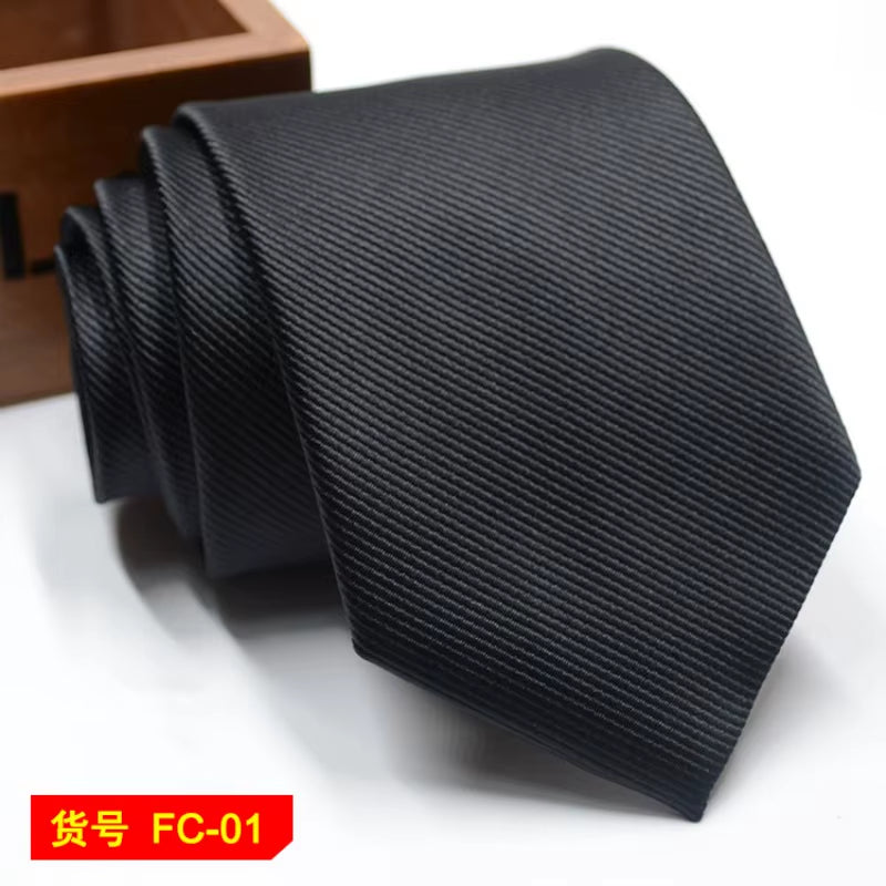 67 Styles Men'S Ties Solid Color Stripe Flower Floral 7-8Cm Jacquard Necktie Accessories Daily Wear Cravat Wedding Party Gift