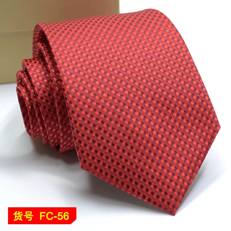 67 Styles Men'S Ties Solid Color Stripe Flower Floral 7-8Cm Jacquard Necktie Accessories Daily Wear Cravat Wedding Party Gift