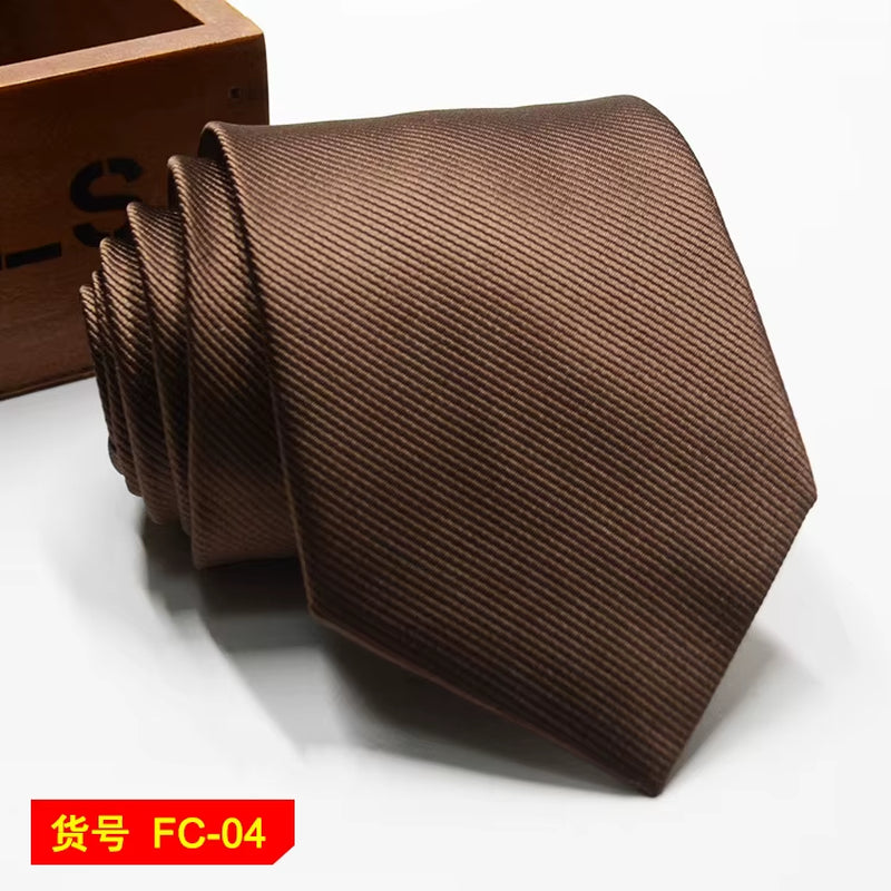 67 Styles Men'S Ties Solid Color Stripe Flower Floral 7-8Cm Jacquard Necktie Accessories Daily Wear Cravat Wedding Party Gift