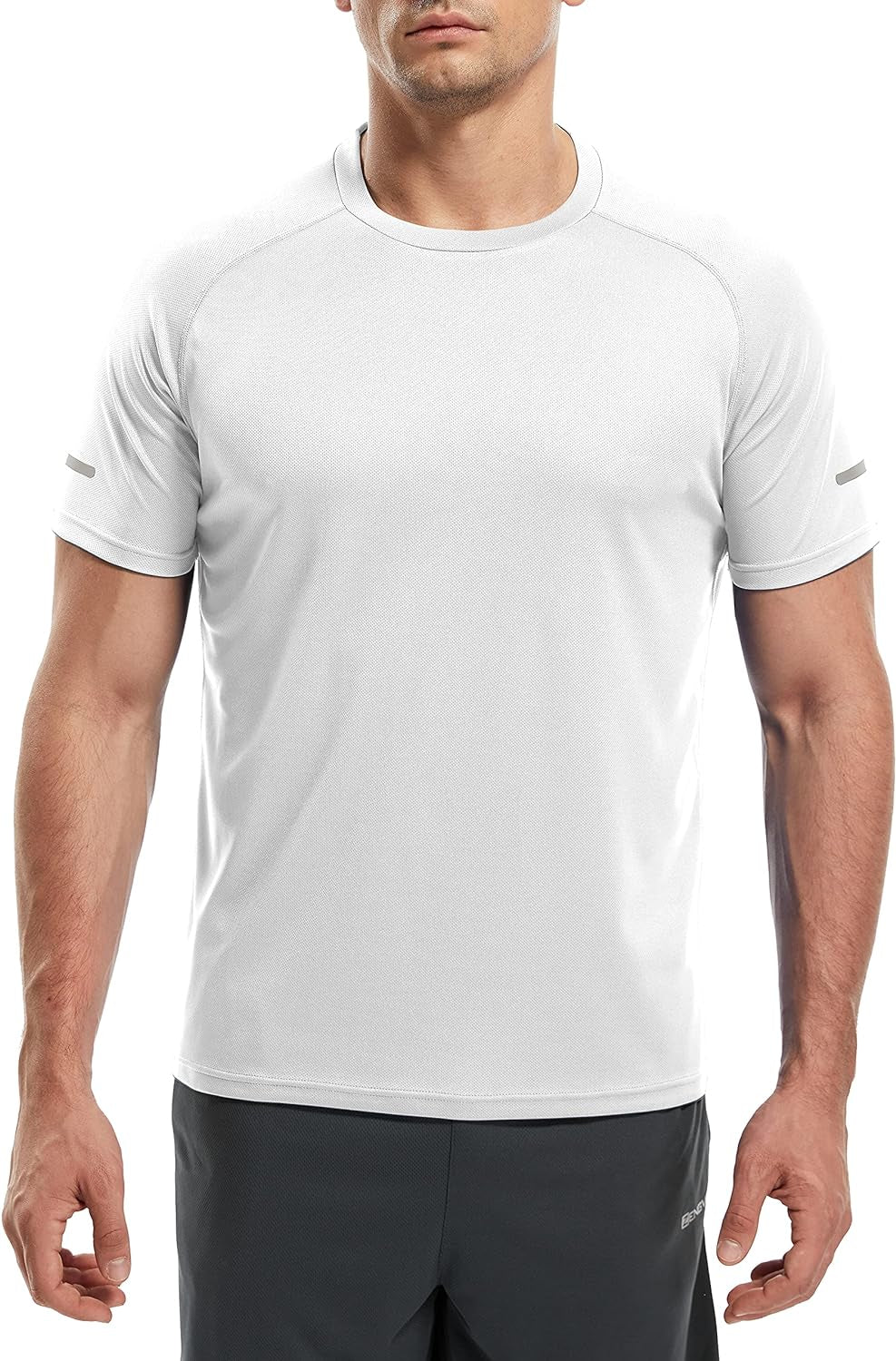 Men'S 3 Pack Workout Shirts Quick Dry Moisture Wicking Short Sleeve Mesh Athletic T-Shirts